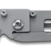 Couteau pliant CRKT KISS 5510 dentelé manche inox porte-billets 8,9cm