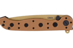 Couteau pliant CRKT M16-10DZ 1610DZ lame tanto semi-dentée manche en nylon / fibres de verre désert 10cm