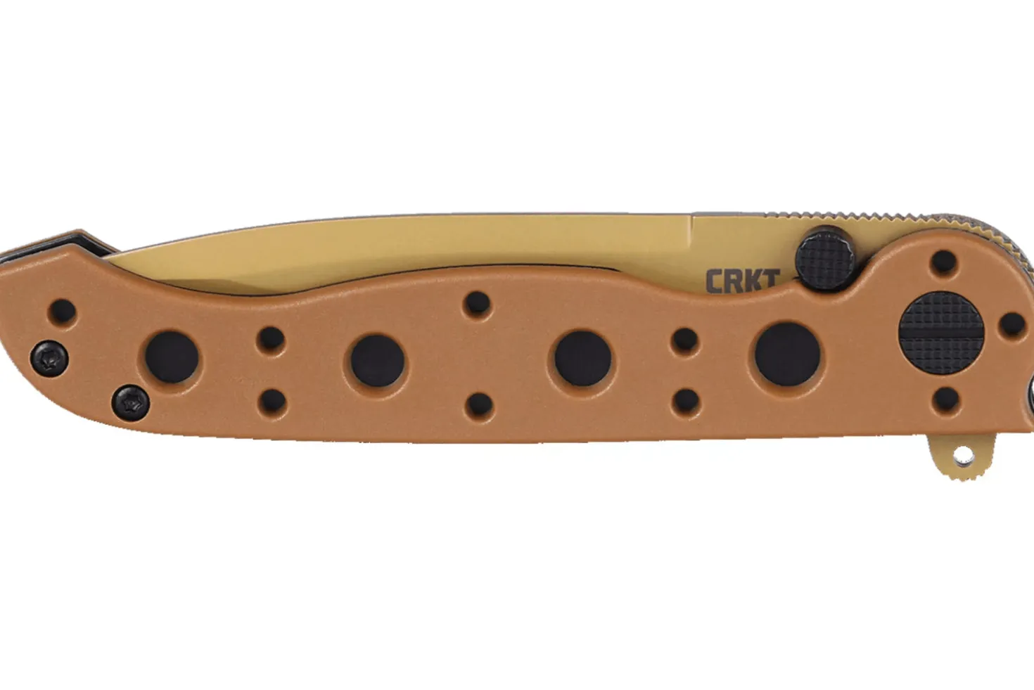 Couteau pliant CRKT M16-01DZ 1601DZ manche en nylon / fibres de verre désert 10cm