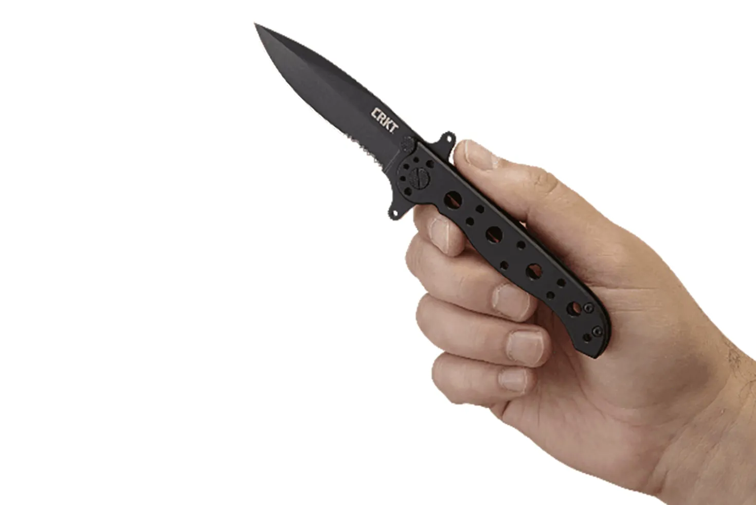Couteau pliant CRKT M21-10KSF manche acier inox noir 10cm