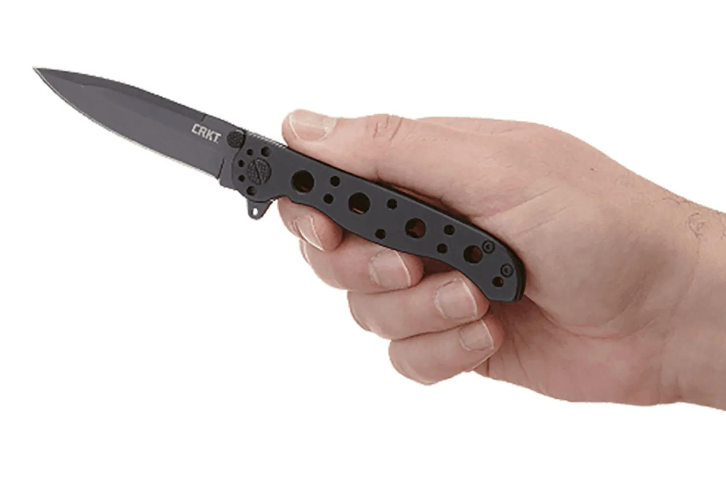 Couteau pliant CRKT M16-01KS lame noire manche inox noir 10,2cm