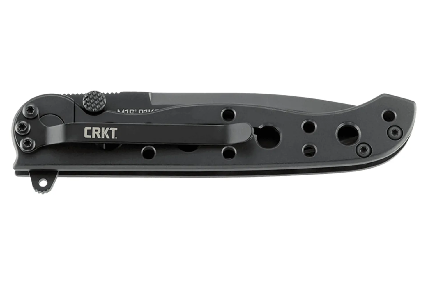 Couteau pliant CRKT M16-01KS lame noire manche inox noir 10,2cm