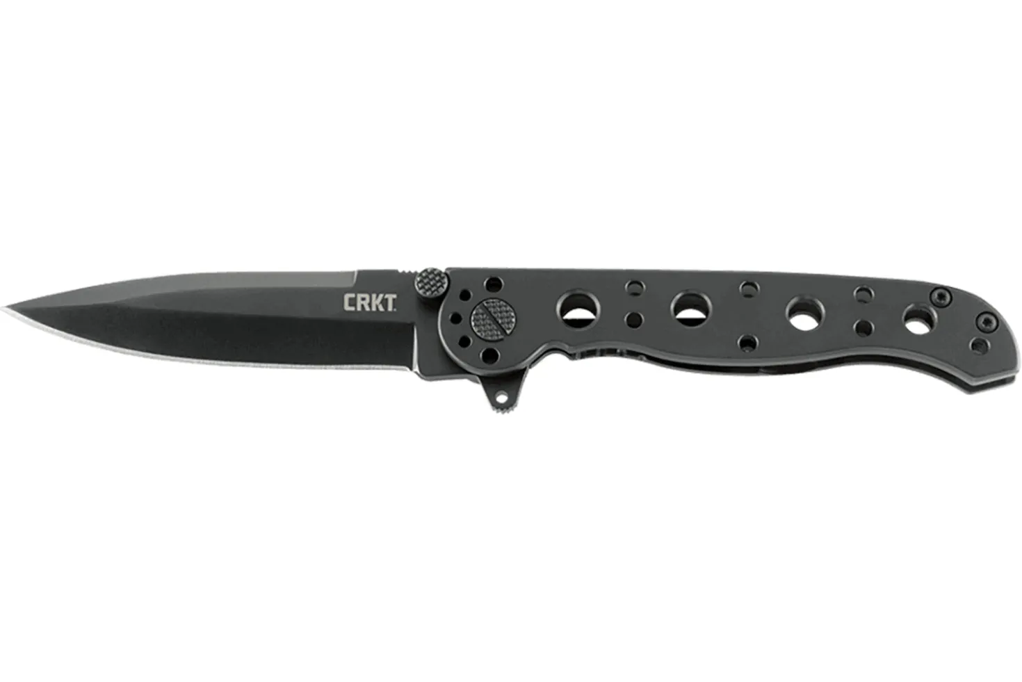 Couteau pliant CRKT M16-01KS lame noire manche inox noir 10,2cm