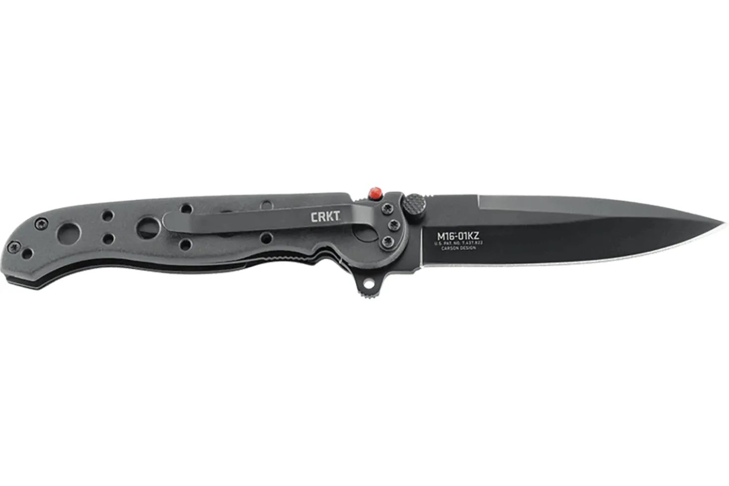 Couteau pliant CRKT M16-01KZ lame noire manche nylon et fibre de verre 10cm