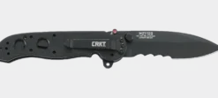 Couteau pliant CRKT M21 manche à trous G10 noir