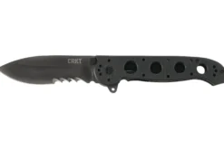 Couteau pliant CRKT M21 manche à trous G10 noir