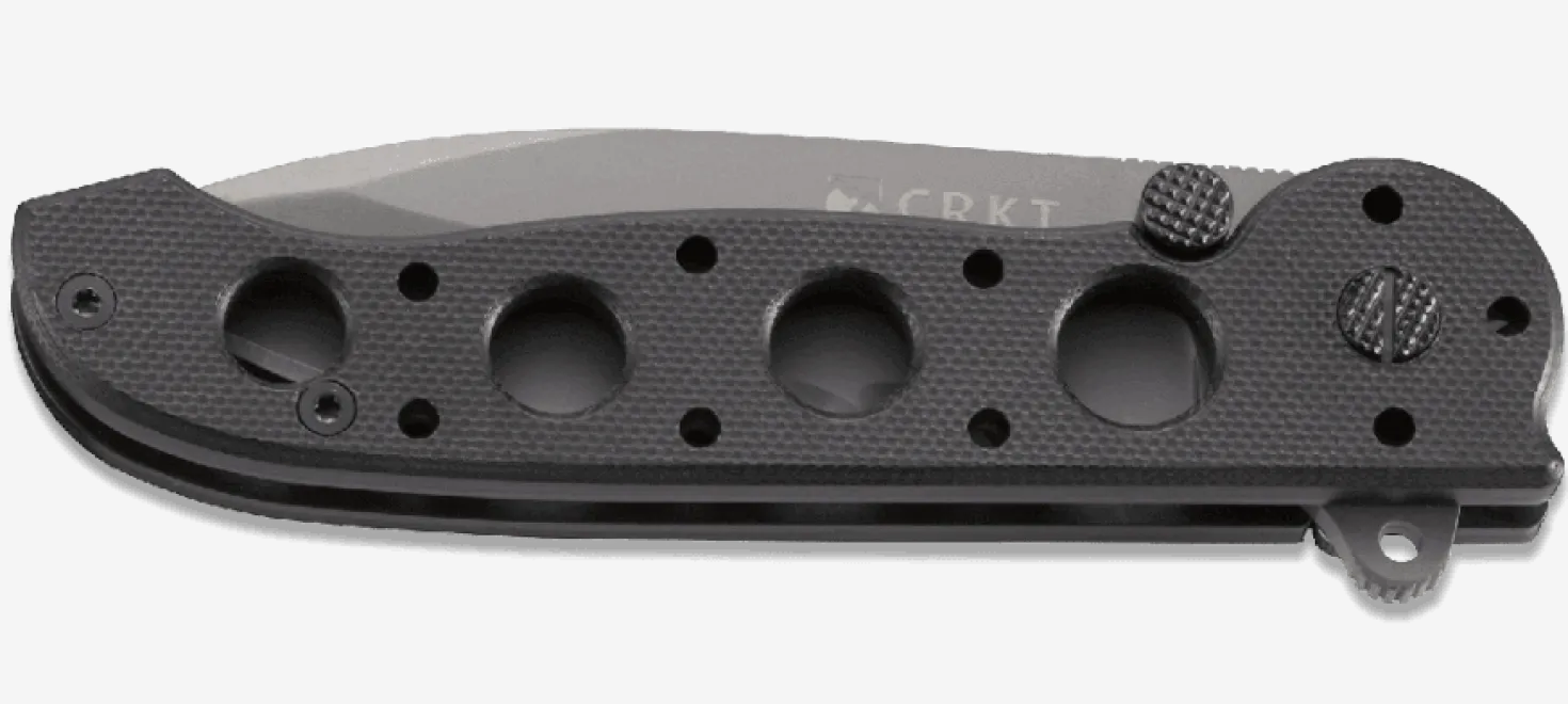 Couteau pliant CRKT M21 manche à trous G10 noir