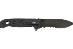 Couteau pliant CRKT M21 manche à trous G10 noir