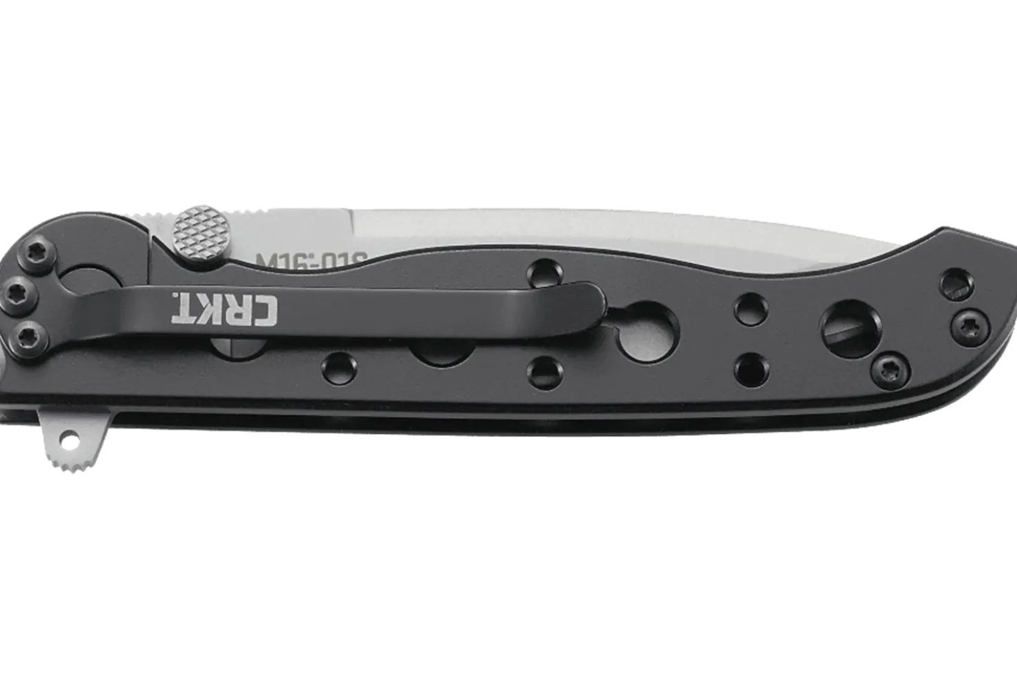 Couteau pliant CRKT M16-01S manche inox noir 10cm