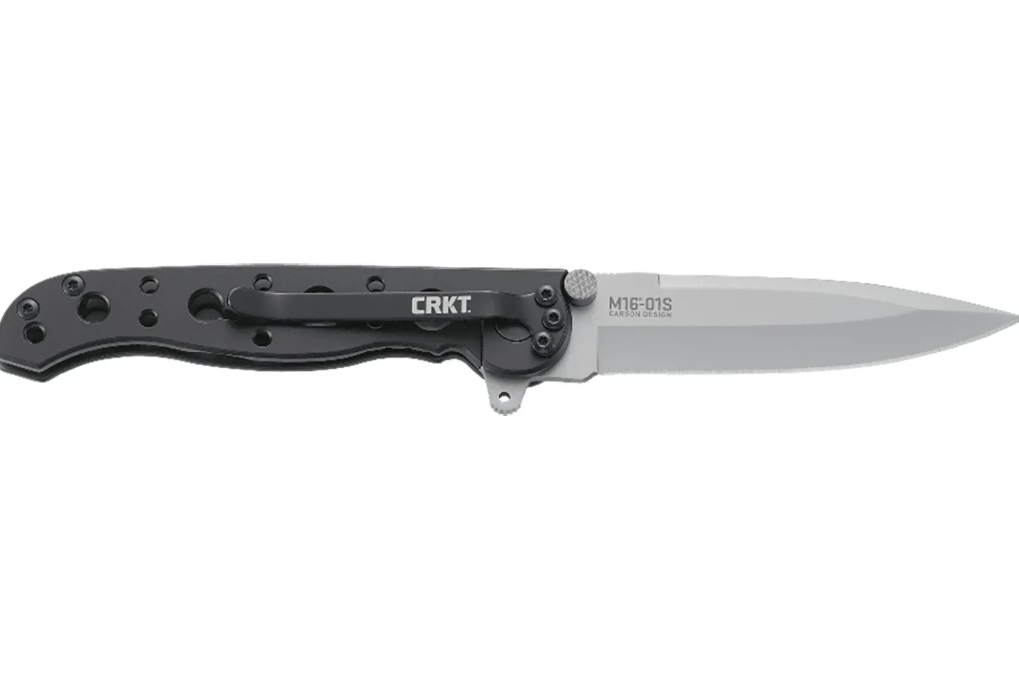 Couteau pliant CRKT M16-01S manche inox noir 10cm
