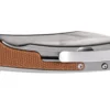 Couteau pliant CRKT Padawan 6070.CR manche acier inox et micarta marron 10,5cm + clip de poche