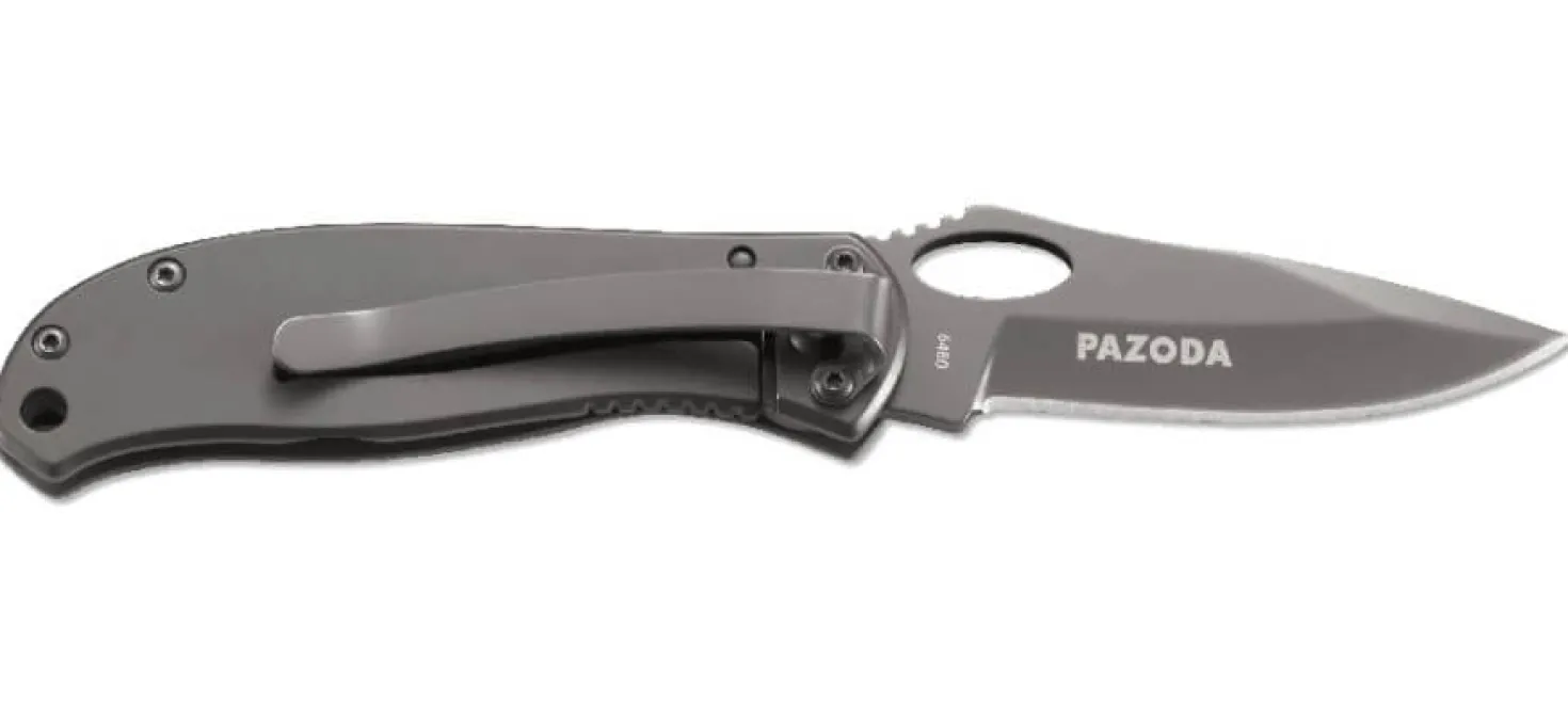 Couteau pliant CRKT PAZODA 6480 manche acier inox 9,1cm