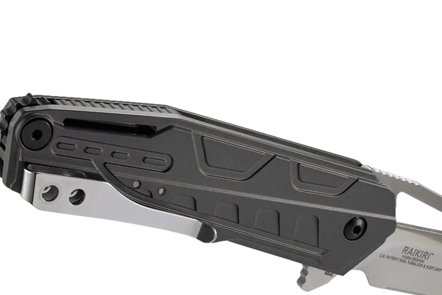 Couteau pliant CRKT Raikiri 5040 manche nylon et fibre de verre 12cm