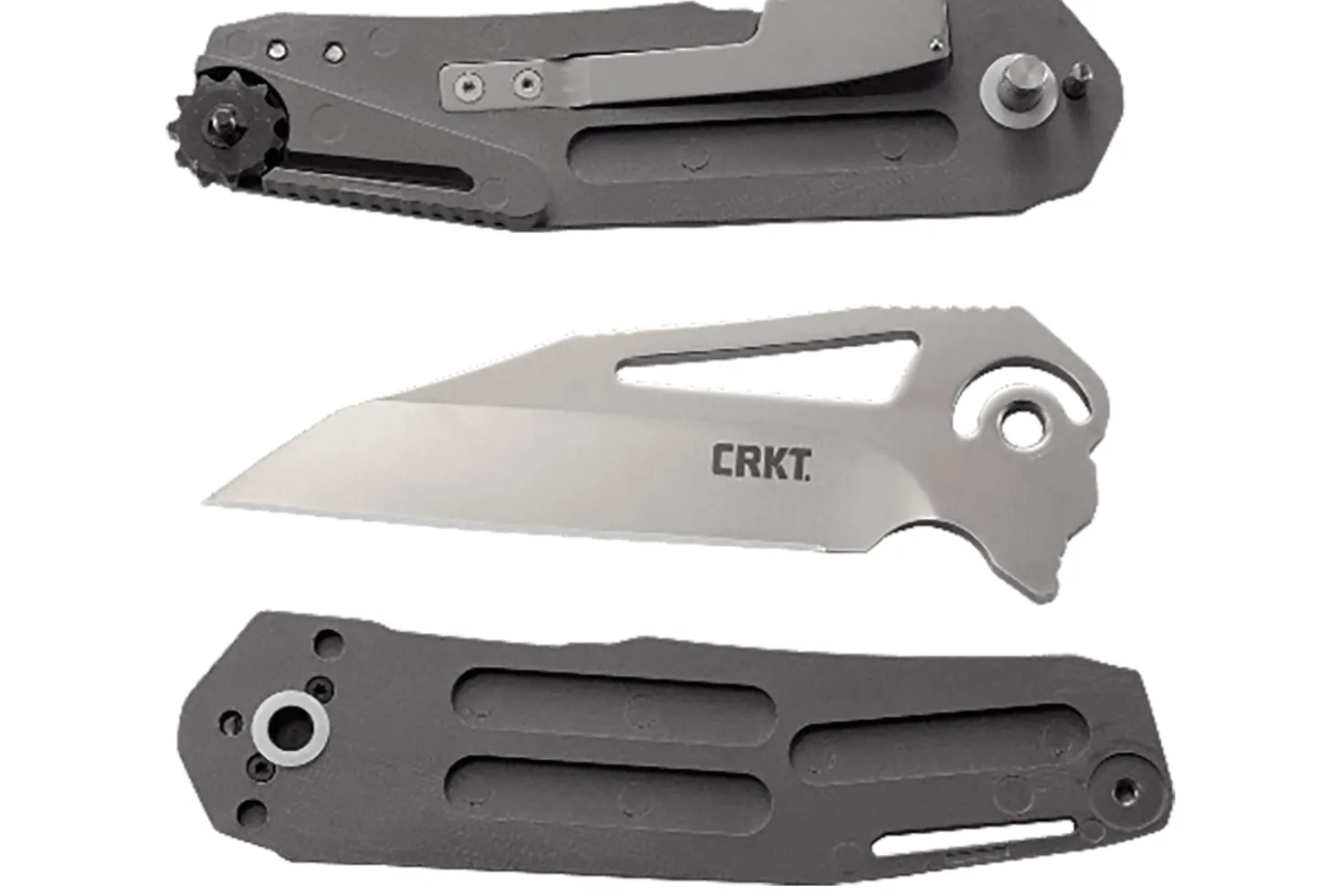 Couteau pliant CRKT Raikiri 5040 manche nylon et fibre de verre 12cm