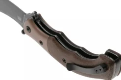 Couteau pliant CRKT Ritual Compact 7465.CR manche 10,2cm en micarta marron