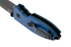 Couteau pliant CRKT SQUID 2474BD manche en micarta bleu 8,8cm