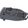 Couteau pliant CRKT Squid Compact 2485K manche en acier inox noir 8cm