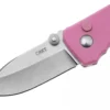 Couteau pliant CRKT SQUID 2474P.CR manche en G10 rose 8,8cm