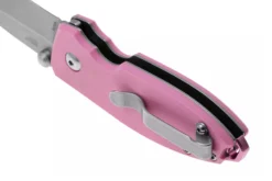 Couteau pliant CRKT SQUID 2474P.CR manche en G10 rose 8,8cm