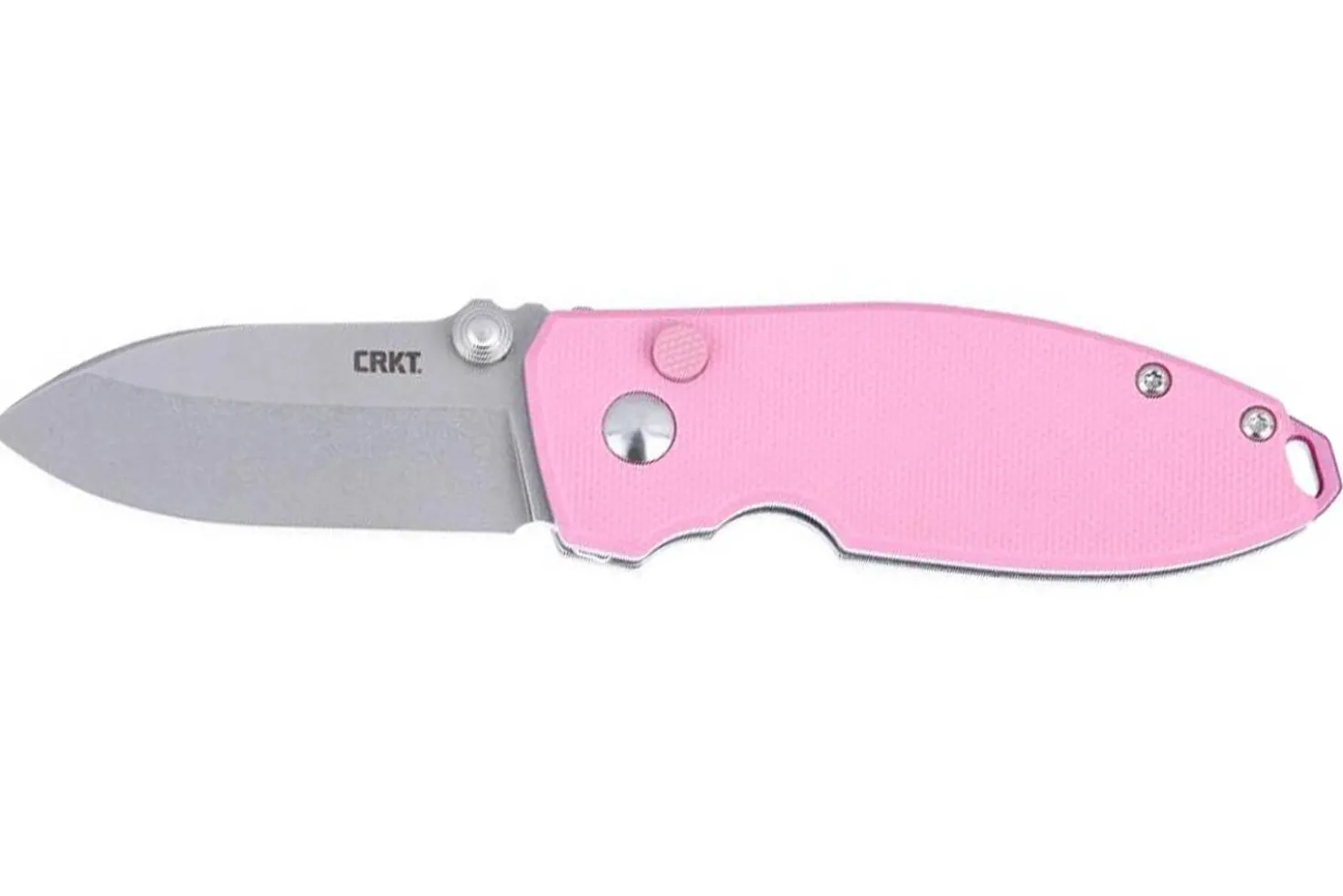 Couteau pliant CRKT SQUID 2474P.CR manche en G10 rose 8,8cm
