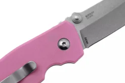 Couteau pliant CRKT SQUID 2474P.CR manche en G10 rose 8,8cm