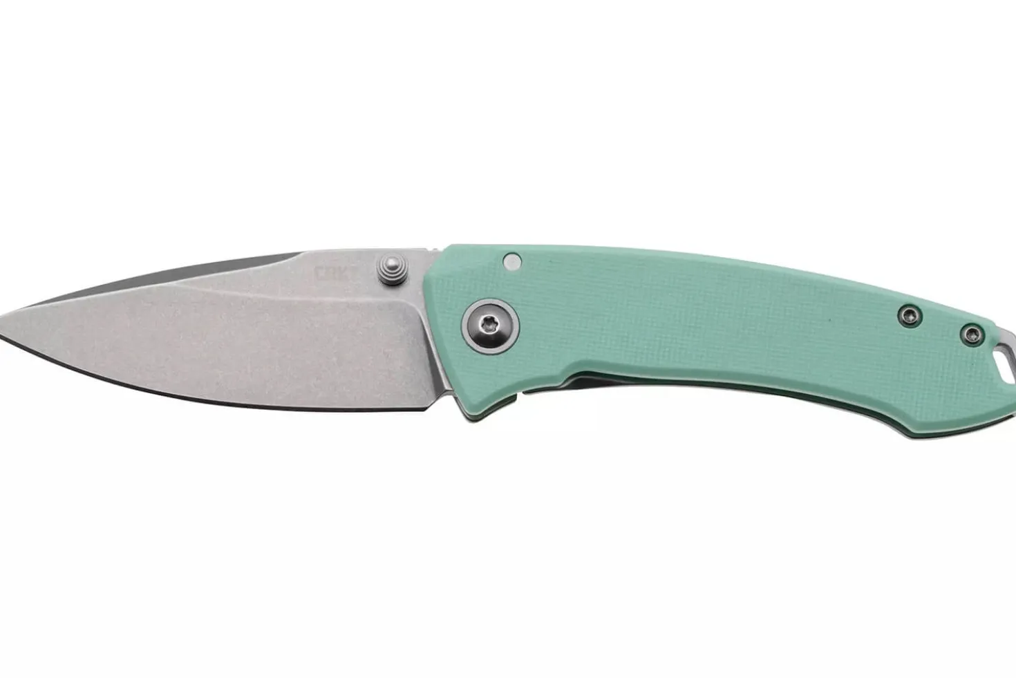 Couteau pliant CRKT Tuna Compact 2522B.CR manche 9,6cm en G10 vert d'eau