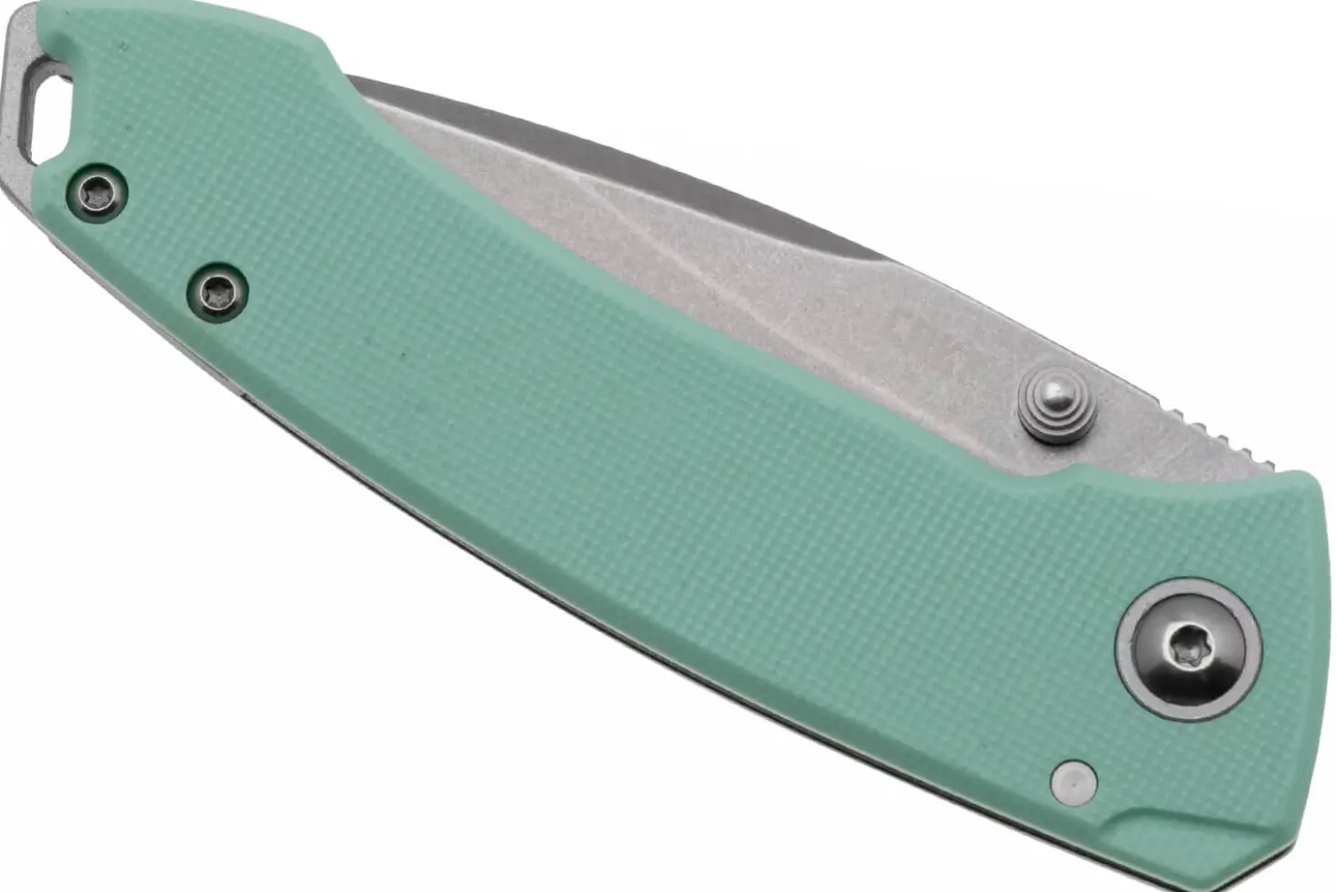 Couteau pliant CRKT Tuna Compact 2522B.CR manche 9,6cm en G10 vert d'eau