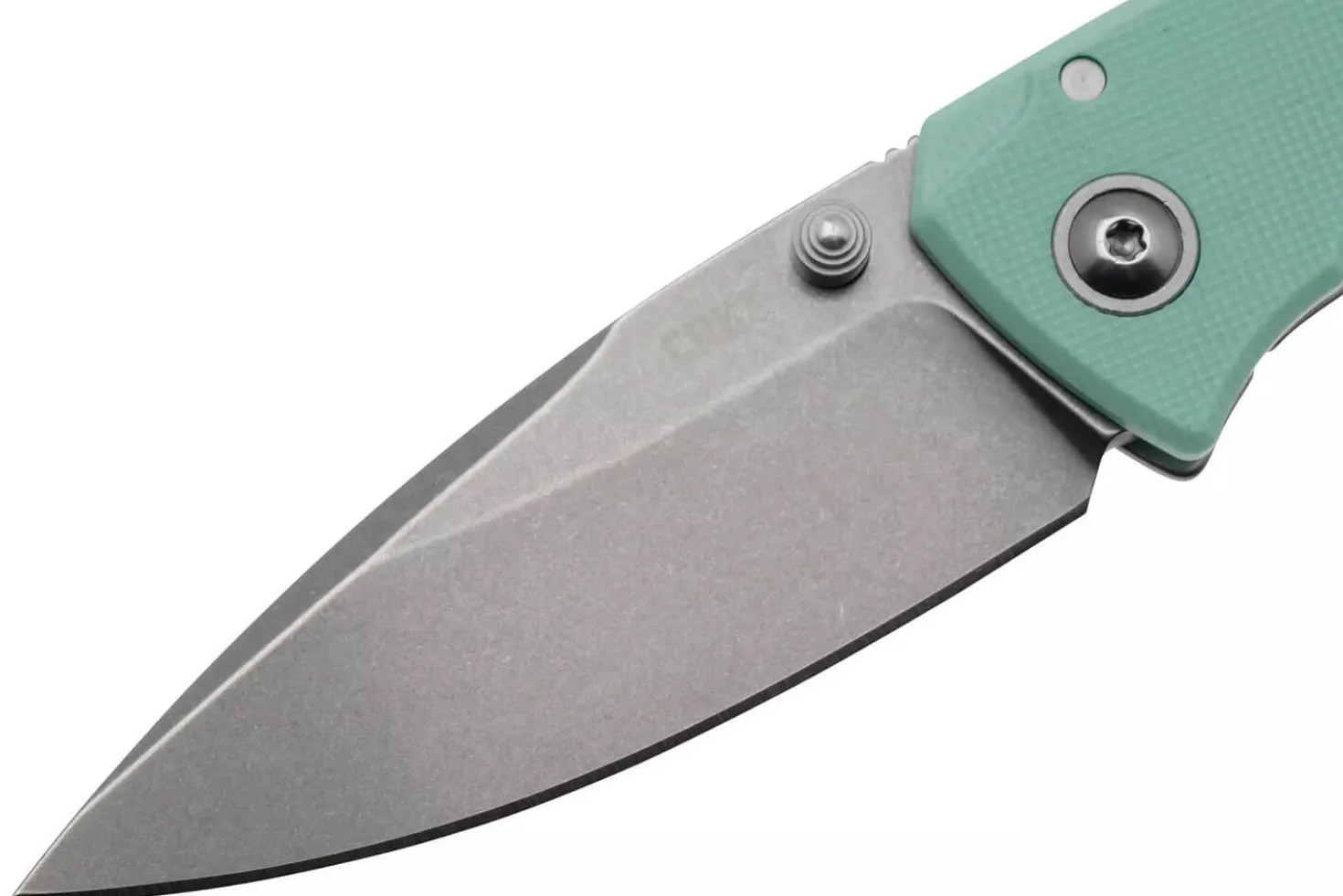 Couteau pliant CRKT Tuna Compact 2522B.CR manche 9,6cm en G10 vert d'eau