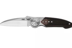 Couteau pliant CRKT Walker 4200.CR manche 10,3cm en G10 noir et marron