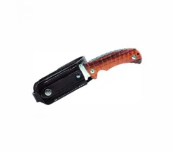 Couteau pliant de chasse FOX PRO Hunter FX-130 manche 12cm bois du désert