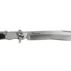 Couteau pliant de chasse Wildsteer W'eStaing WES0106 manche bois d'ébène 13cm + étui en cuir