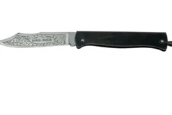 Couteau pliant Douk-Douk 815GM lame acier carbone manche métal noir 11cm