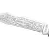 Couteau pliant Douk-Douk lame acier inox manche métal chromé 9cm