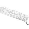 Couteau pliant Douk-Douk lame acier inox manche métal chromé 11cm