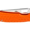 Couteau pliant EDC Honey Badger Leaf Large 01HO045 manche nylon / fibres de verre orange 11,7cm