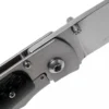 Couteau pliant Fallkniven P3G manche fibre de carbone noir 10,3cm + étui Cordura