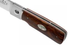 Couteau pliant Fallkniven RL1DI manche Desert Ironwood 9,5cm + étui en daim