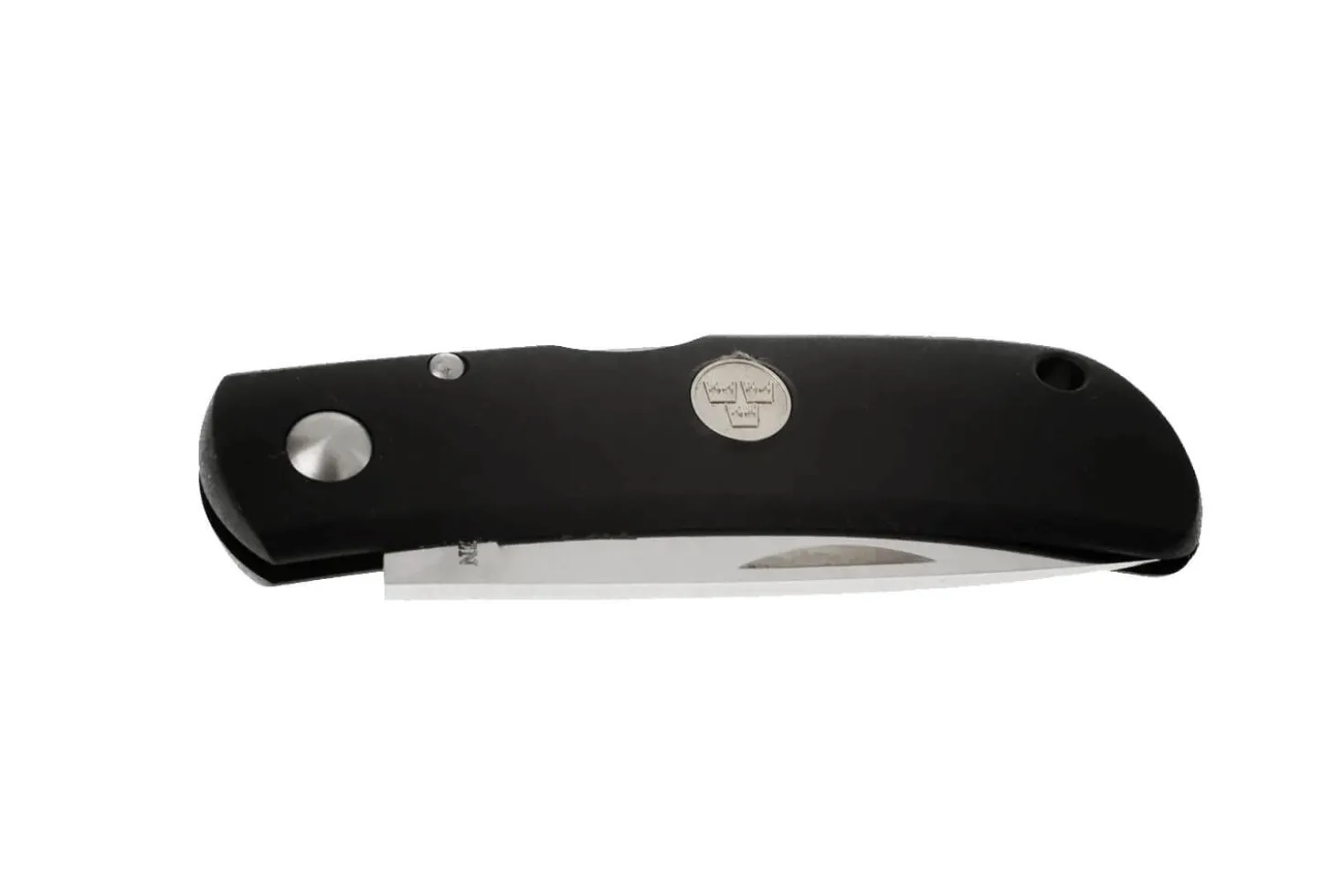 Couteau pliant Fallkniven TK4 Tre Kronor manche grilon noir 9,5cm + étui Cordura