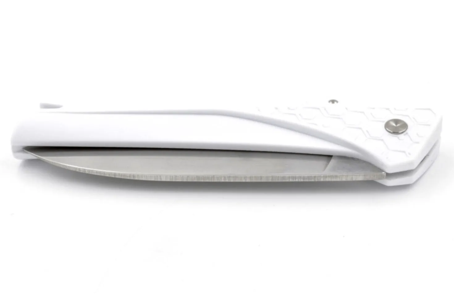 Couteau pliant Florinox Kiana manche polyamide / fibre de verre blanc 11,3cm