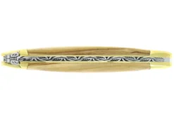 Couteau pliant Forge de Laguiole manche en bois d'olivier 11cm mitres en laiton