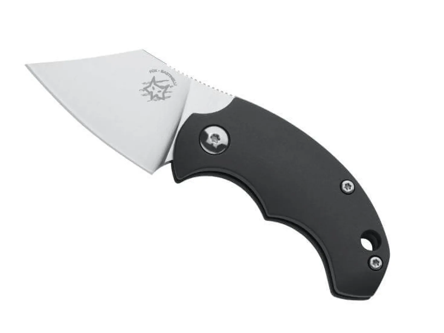 Couteau pliant FOX Bastinelli FX-519B BB Drago noir 6,5cm + étui
