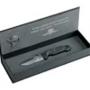 Couteau pliant FOX military Col Moschin à dents manche G10 11cm - Coffret