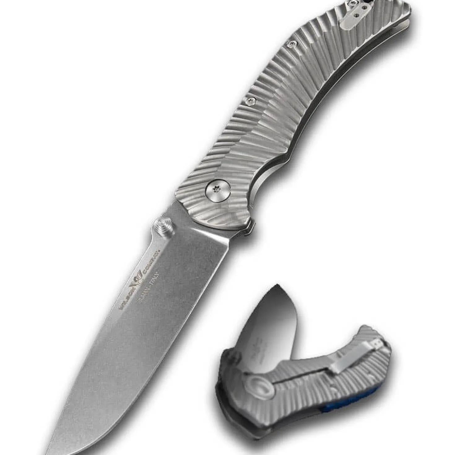 Couteau pliant FOX Military "Extreme élite" FX-121TI manche titanium 11 cm