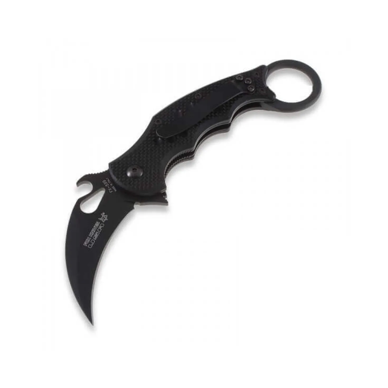 Couteau pliant FOX Military FX.479 Karambit manche G10 noir 11.5cm