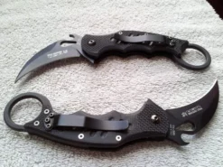 Couteau pliant FOX Military FX.479 Karambit manche G10 noir 11.5cm