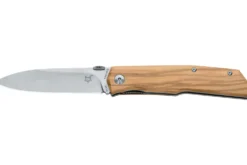 Couteau pliant FOX Terzuola FX-525 OL manche olivier 11cm + étui ceinture