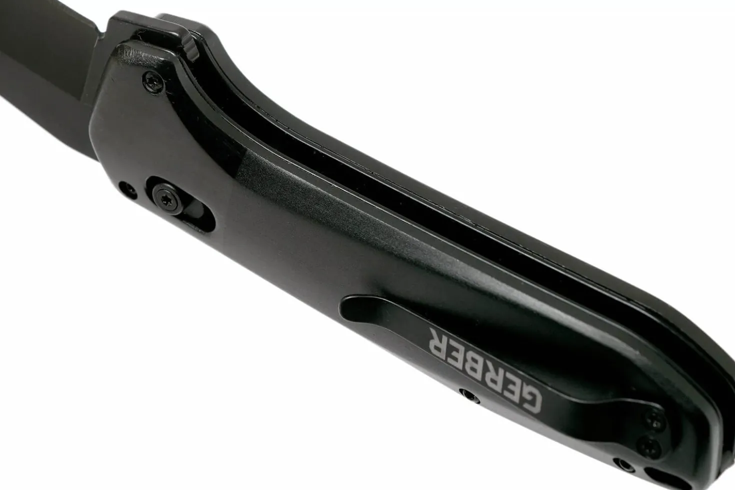 Couteau pliant Gerber HighBrow Large GE001713 manche en aluminium noir 12cm