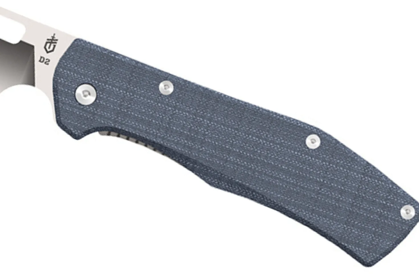 Couteau pliant Gerber New Flatiron GE001795 manche en micarta bleu 11,9cm