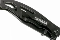 Couteau pliant Gerber Paraframe I Tanto GE003628 manche squelette en acier inox noir 10,5cm