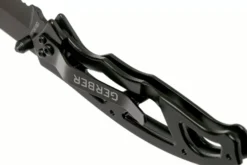 Couteau pliant Gerber Paraframe I Tanto GE003628 manche squelette en acier inox noir 10,5cm